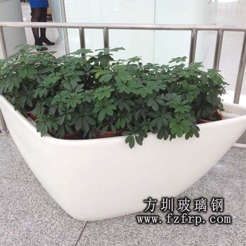 山東玻璃鋼高鐵站花盆定制 山東玻璃鋼高鐵站花盆定制
