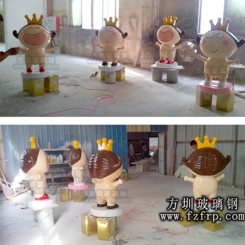 玻璃鋼卷卷公主雕塑車間生產(chǎn)圖 玻璃鋼卷卷公主雕塑車間生產(chǎn)圖