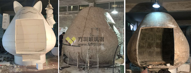 大型玻璃鋼招財(cái)貓美陳雕塑方圳工廠生產(chǎn)圖 大型玻璃鋼招財(cái)貓美陳雕塑方圳工廠生產(chǎn)圖
