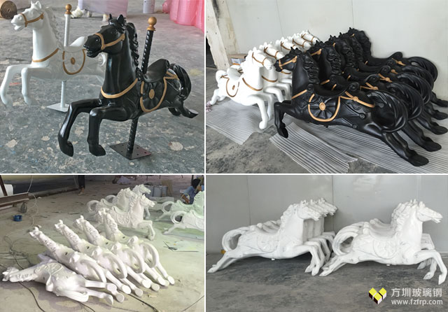玻璃鋼馬雕塑擺件裝飾香港品牌化妝品店 玻璃鋼馬雕塑擺件裝飾香港品牌化妝品店