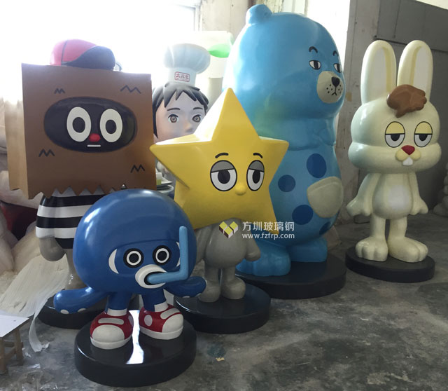 品牌女裝形象玻璃鋼卡通公仔雕塑工廠成品圖展示 品牌女裝形象玻璃鋼卡通公仔雕塑工廠成品圖展示