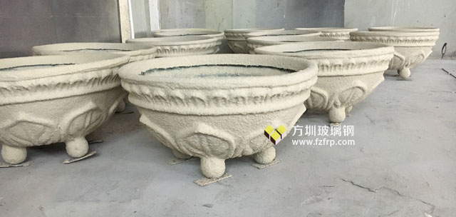 廣東惠州別墅玻璃鋼仿砂巖花盆工廠成品圖 廣東惠州別墅玻璃鋼仿砂巖花盆工廠成品圖