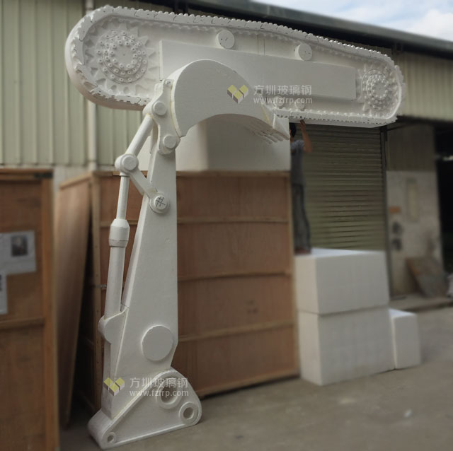 玻璃鋼挖機(jī)造型門(mén)頭 玻璃鋼挖機(jī)造型門(mén)頭