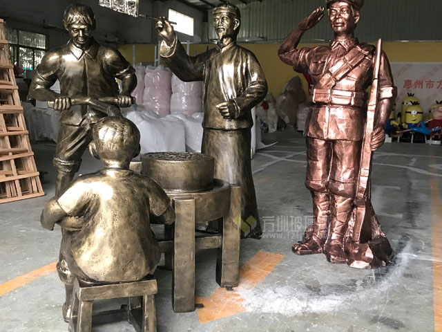 梅州玻璃鋼仿銅人物雕塑寫字裝飾墻面文化氛圍 梅州玻璃鋼仿銅人物雕塑寫字裝飾墻面文化氛圍
