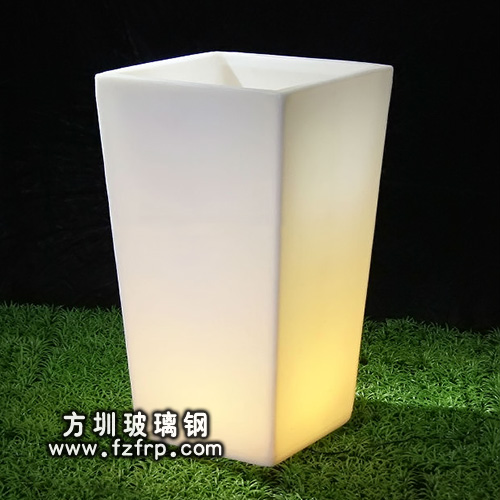 玻璃鋼發(fā)光花盆 玻璃鋼發(fā)光花盆