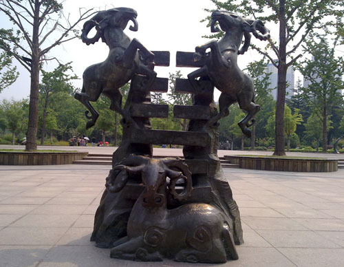 玻璃鋼仿鑄銅雕塑 玻璃鋼仿鑄銅雕塑